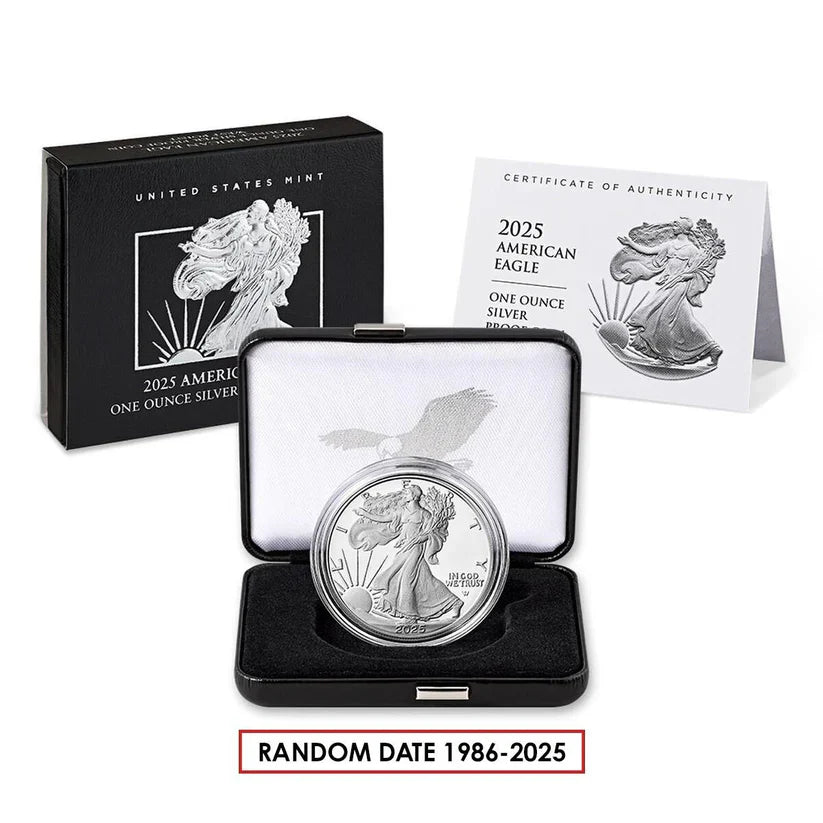 1 oz Proof Silver American Eagle (Random Date 1986-2025)